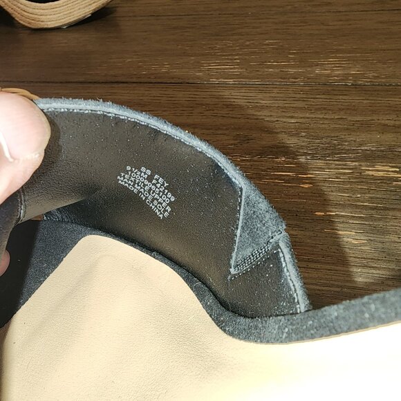 SUN STONE FEY ESPADRILLE DRESS SANDALS NWOT BLACK 9.5M - Picture 5 of 10